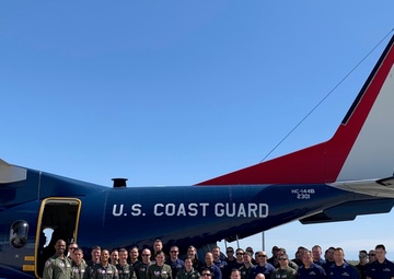 Coast Guard Sector/Air Station Corpus Christi recieves upgraded HC-144 in Texas
