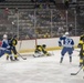 Air Force, Army hockey game face-off