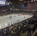 Air Force, Army hockey game face-off