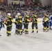 Air Force, Army hockey game face-off