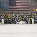 Air Force, Army hockey game face-off