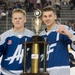 Air Force, Army hockey game face-off