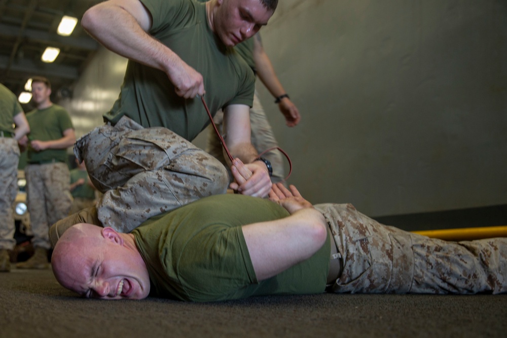 Detainee handling training