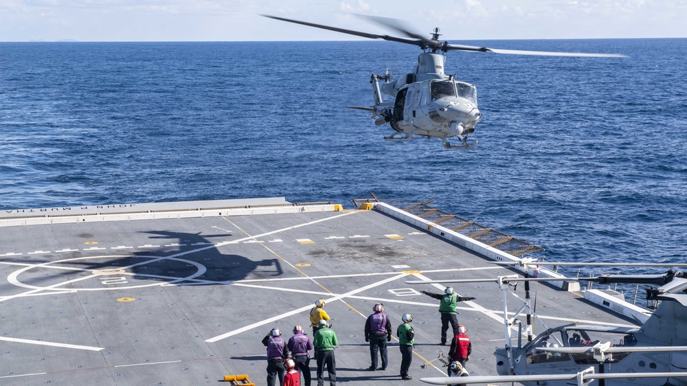 Flight Operations Aboard USS John P. Murtha