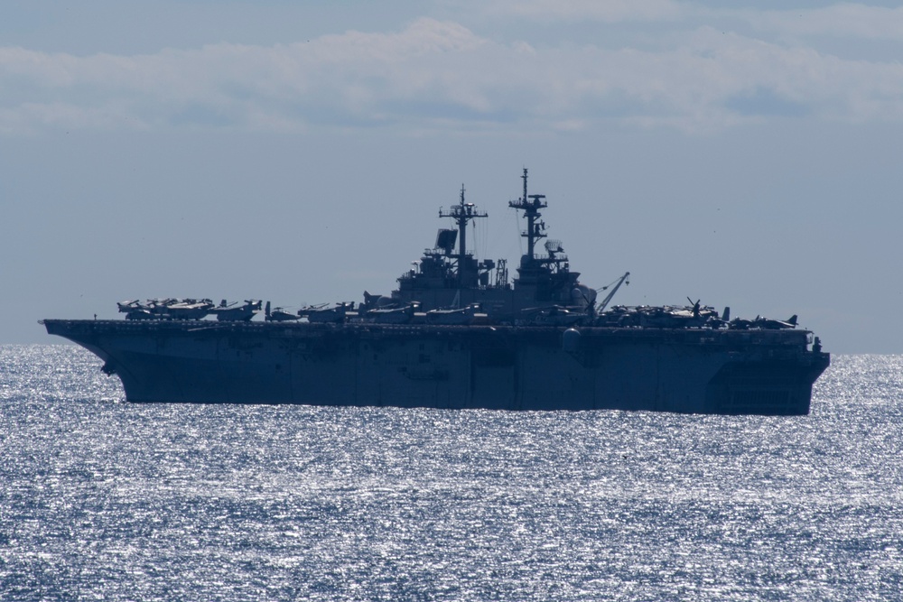 USS Boxer Transits the Pacific Ocean