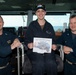 U.S. Sailor receives Sailor of the Day award