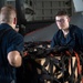 U.S. Sailor handles cargo