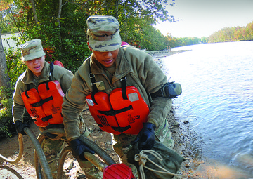 Water Dawgs:Quartermaster School improves training site for riverside ops