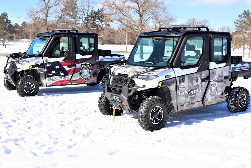 Fort McCoy Directorate of Emergency Services Police Department UTVs get special look