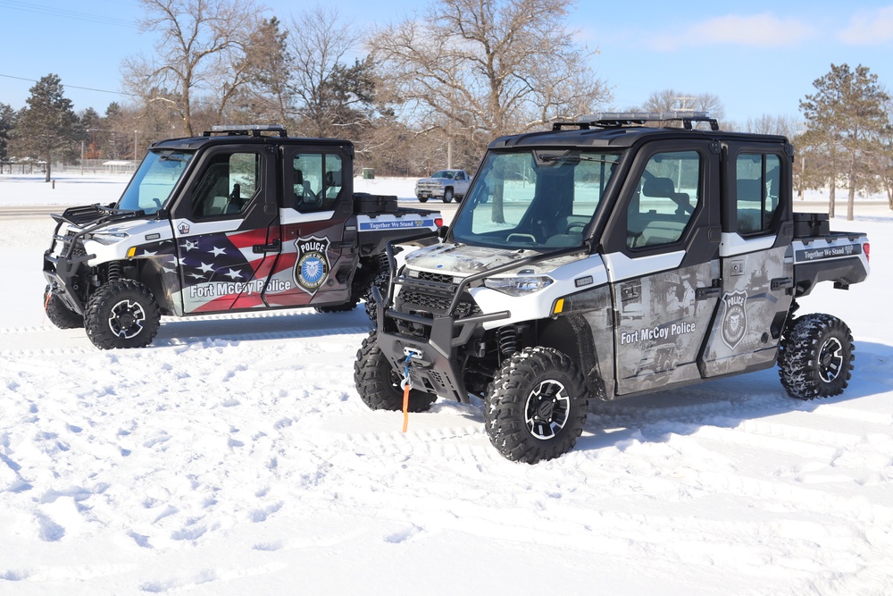 Fort McCoy Directorate of Emergency Services Police Department UTVs get special look