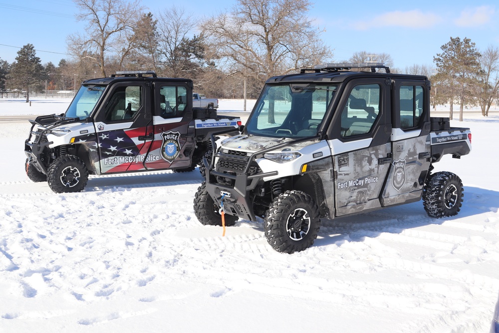 Fort McCoy Directorate of Emergency Services Police Department UTVs get special look