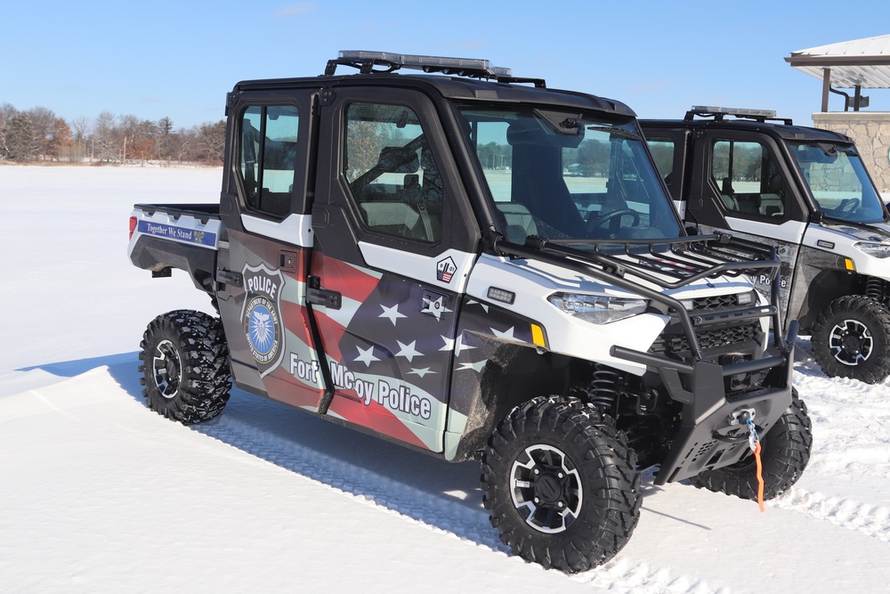 Fort McCoy Directorate of Emergency Services Police Department UTVs get special look