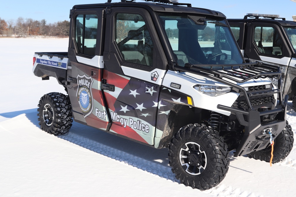 Fort McCoy Directorate of Emergency Services Police Department UTVs get special look