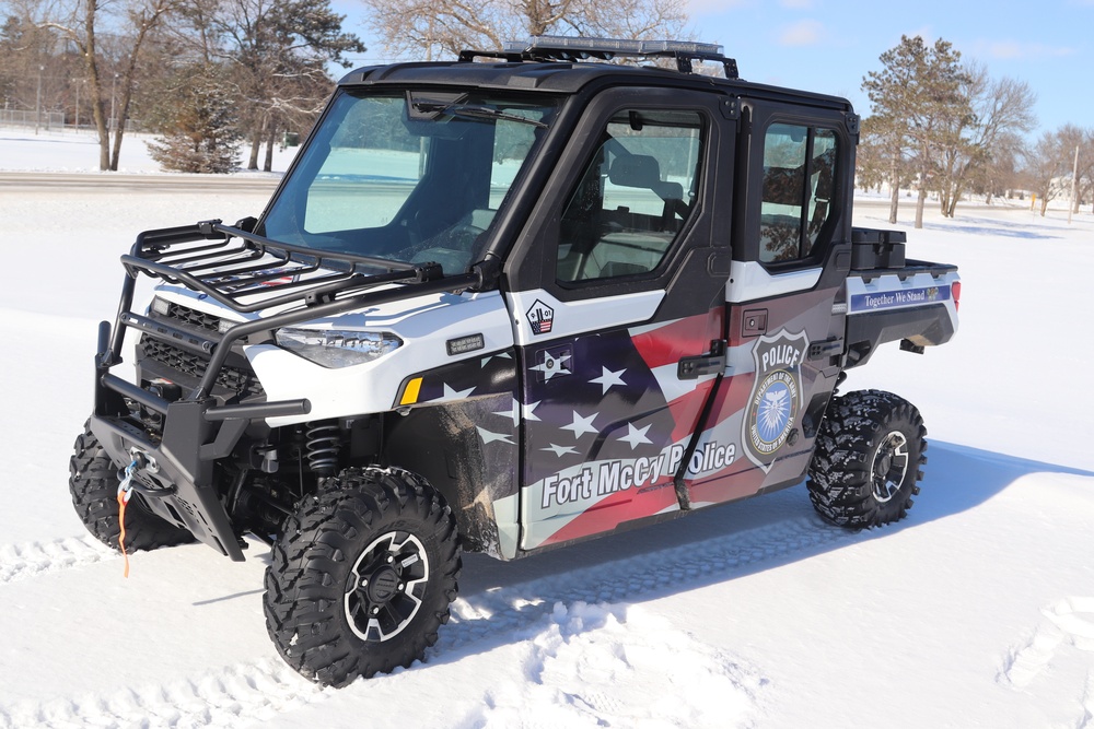 Fort McCoy Directorate of Emergency Services Police Department UTVs get special look