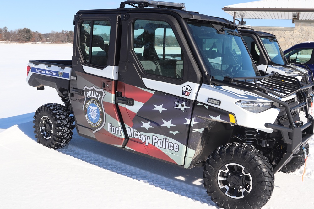 Fort McCoy Directorate of Emergency Services Police Department UTVs get special look