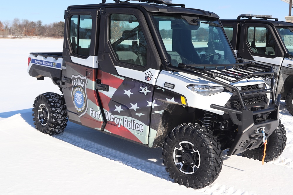 Fort McCoy Directorate of Emergency Services Police Department UTVs get special look