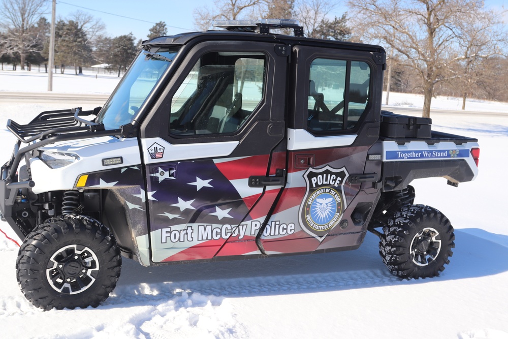 Fort McCoy Directorate of Emergency Services Police Department UTVs get special look