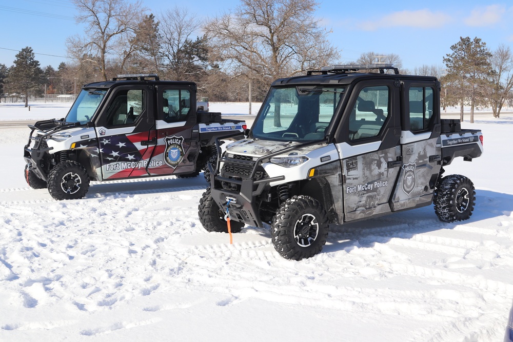 Fort McCoy Directorate of Emergency Services Police Department UTVs get special look