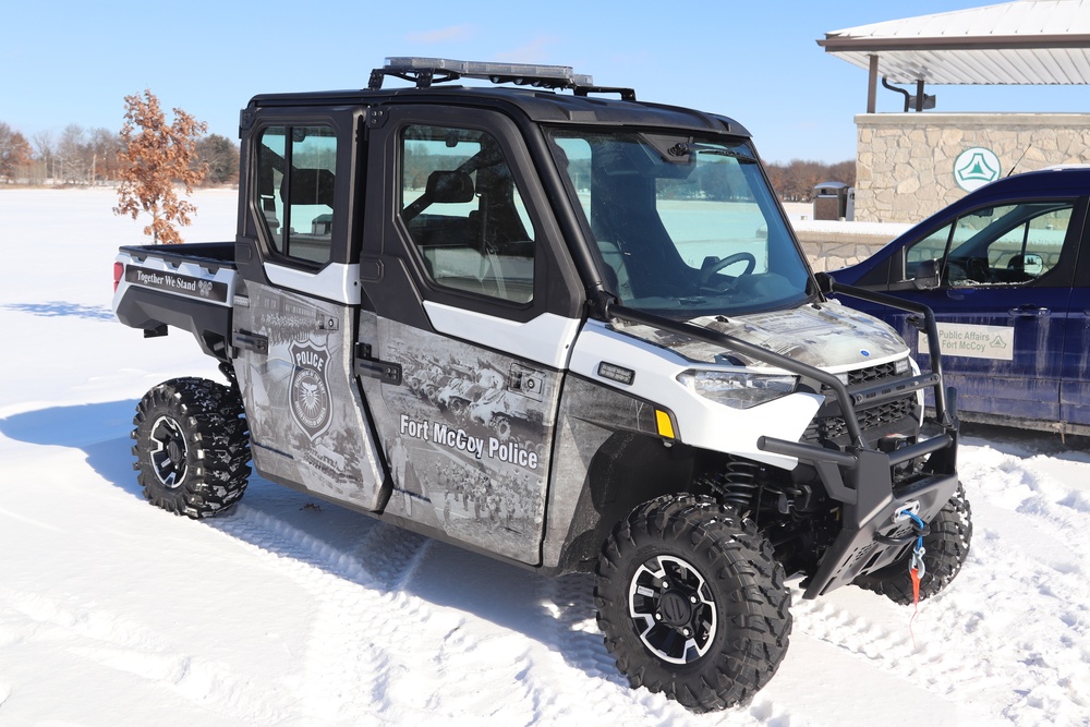 Fort McCoy Directorate of Emergency Services Police Department UTVs get special look