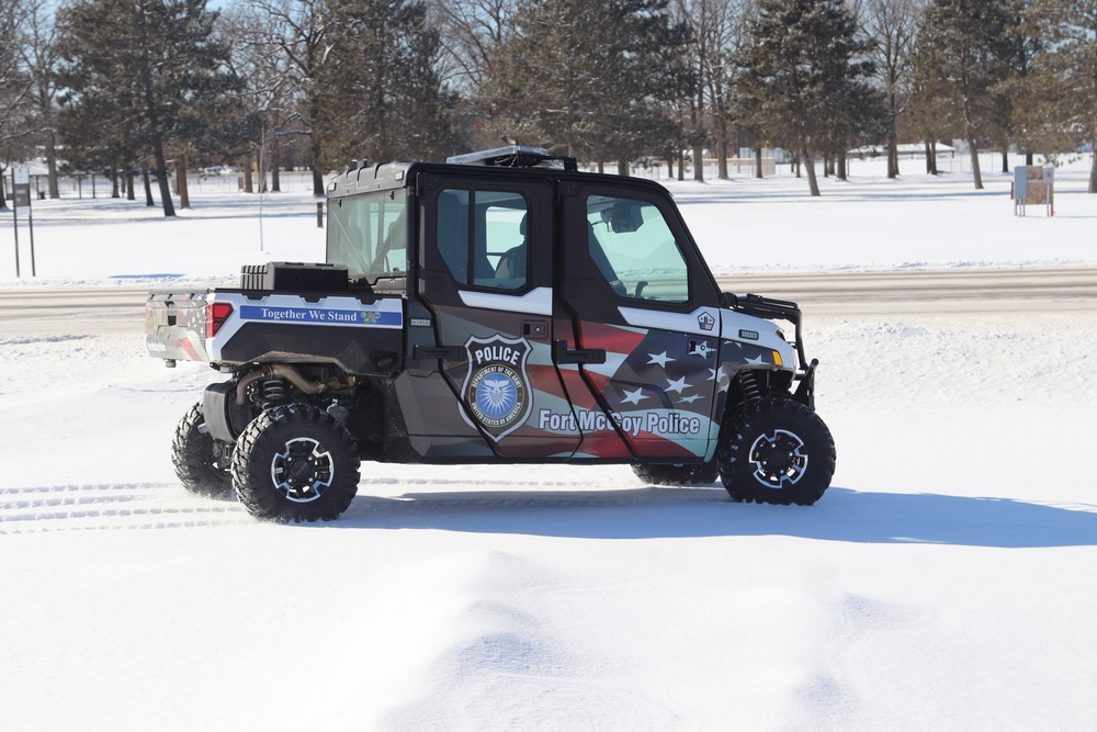 Fort McCoy Directorate of Emergency Services Police Department UTVs get special look