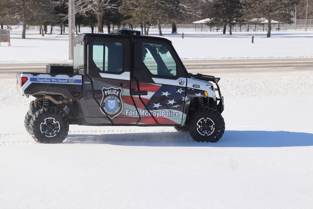 Fort McCoy Directorate of Emergency Services Police Department UTVs get special look