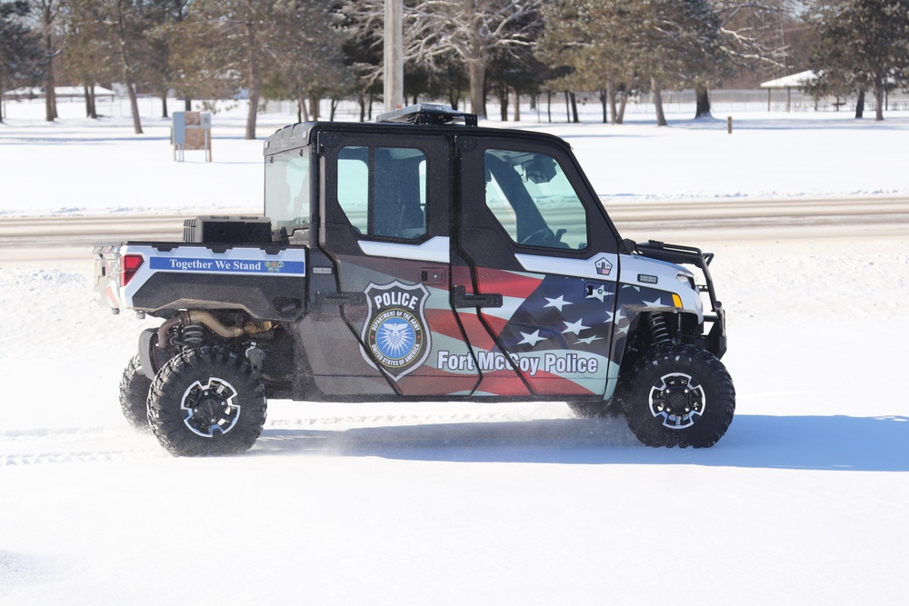 Fort McCoy Directorate of Emergency Services Police Department UTVs get special look