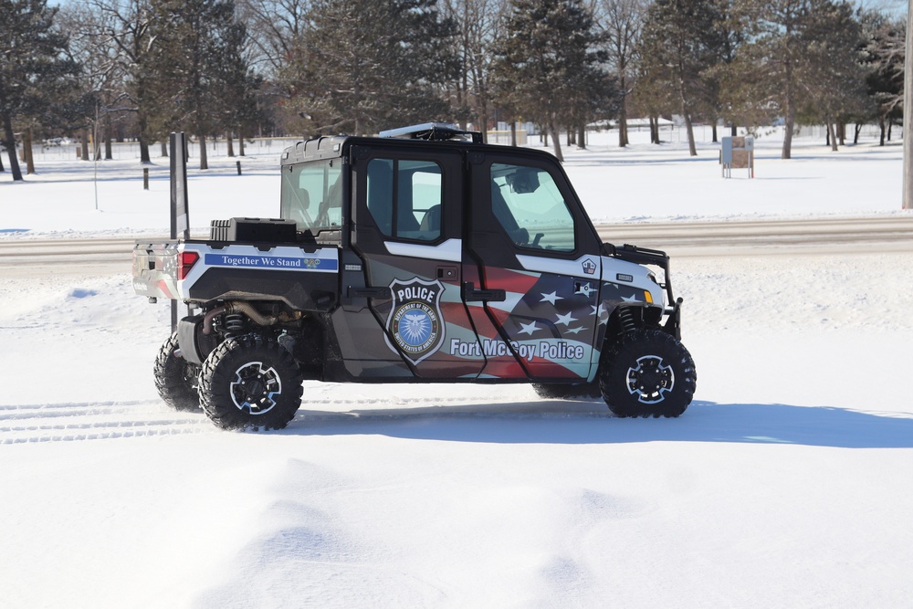 Fort McCoy Directorate of Emergency Services Police Department UTVs get special look