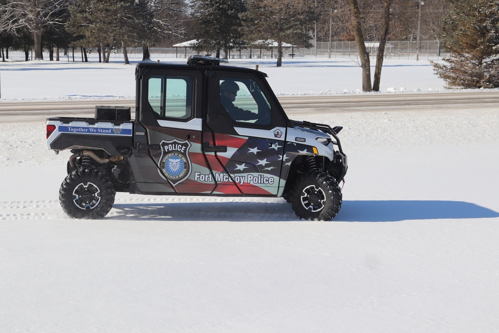 Fort McCoy Directorate of Emergency Services Police Department UTVs get special look