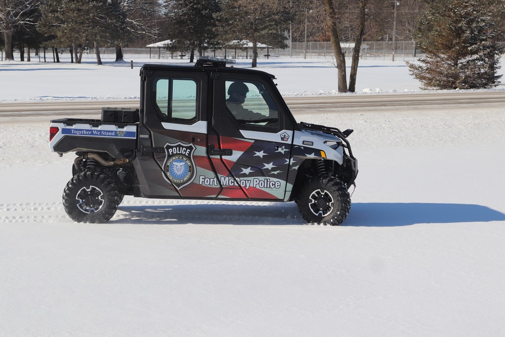 Fort McCoy Directorate of Emergency Services Police Department UTVs get special look