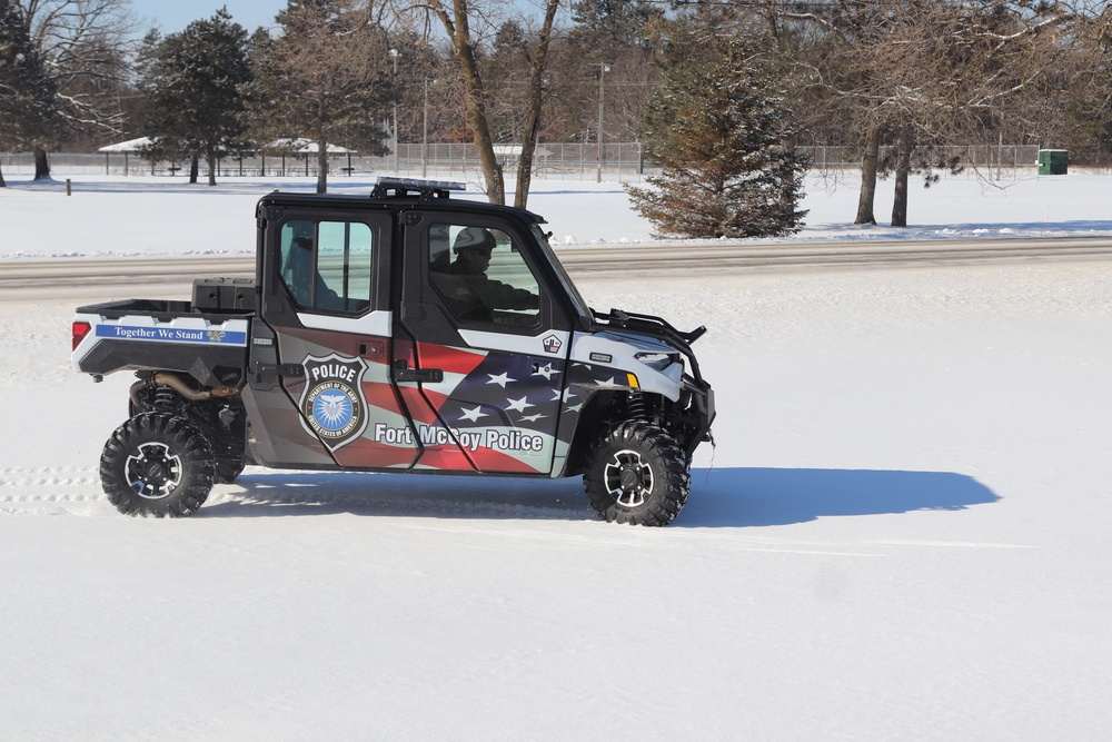 Fort McCoy Directorate of Emergency Services Police Department UTVs get special look