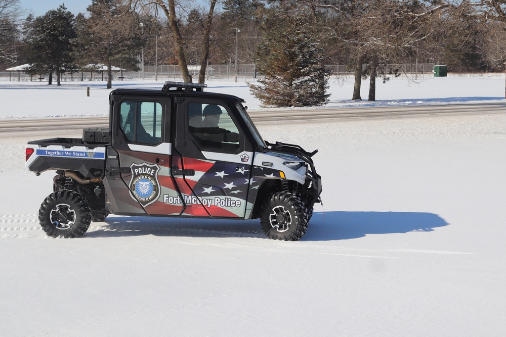 Fort McCoy Directorate of Emergency Services Police Department UTVs get special look