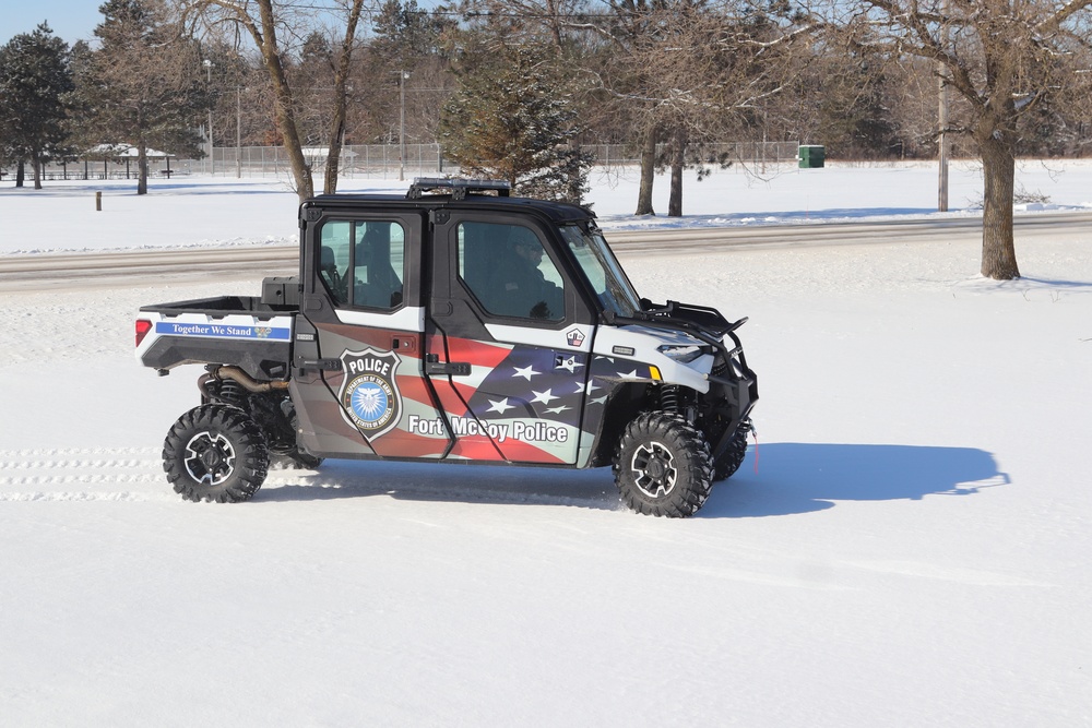 Fort McCoy Directorate of Emergency Services Police Department UTVs get special look