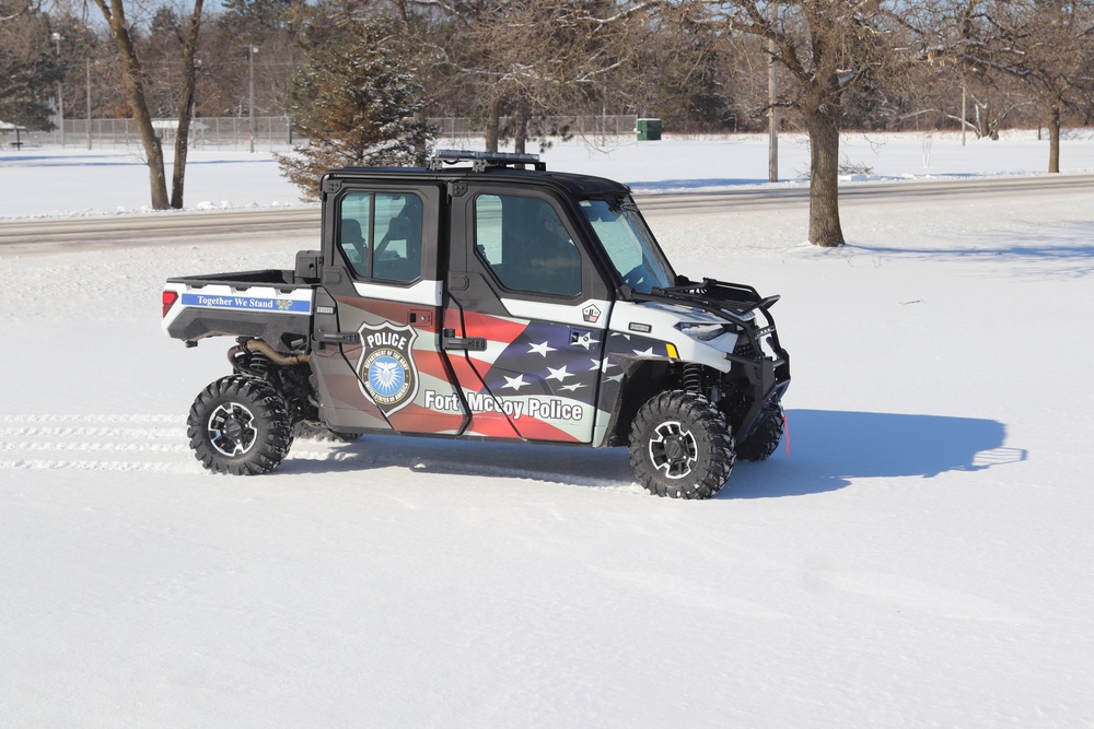 Fort McCoy Directorate of Emergency Services Police Department UTVs get special look