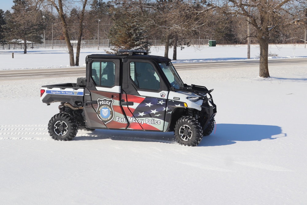 Fort McCoy Directorate of Emergency Services Police Department UTVs get special look