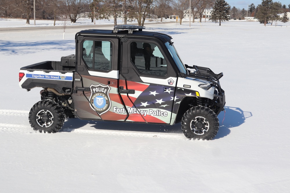 Fort McCoy Directorate of Emergency Services Police Department UTVs get special look