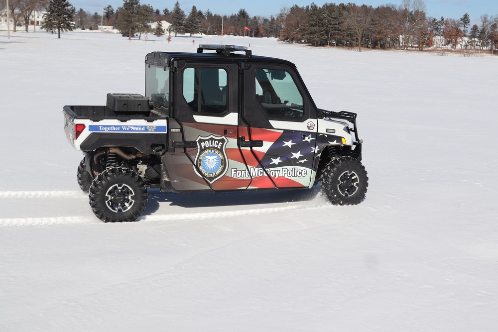 Fort McCoy Directorate of Emergency Services Police Department UTVs get special look