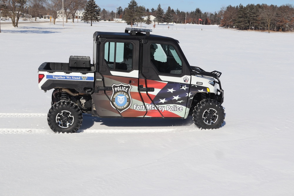 Fort McCoy Directorate of Emergency Services Police Department UTVs get special look