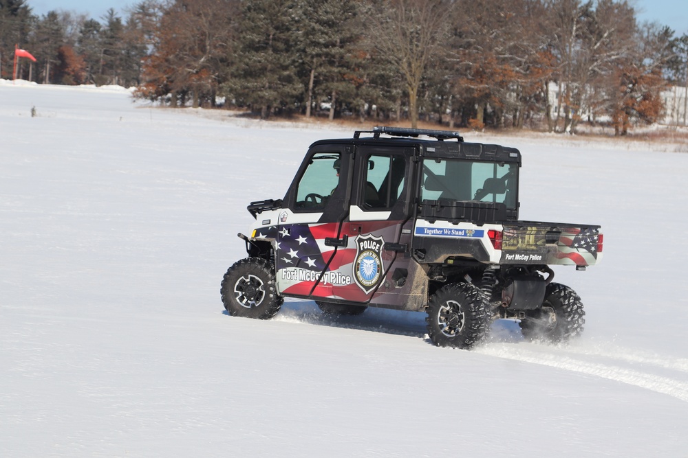 Fort McCoy Directorate of Emergency Services Police Department UTVs get special look