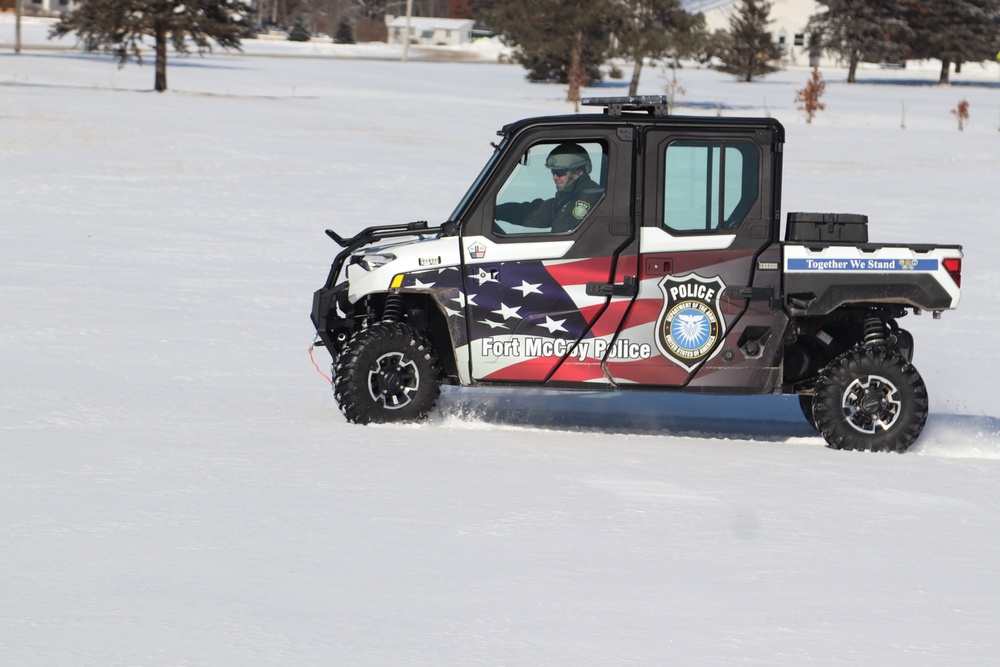 Fort McCoy Directorate of Emergency Services Police Department UTVs get special look