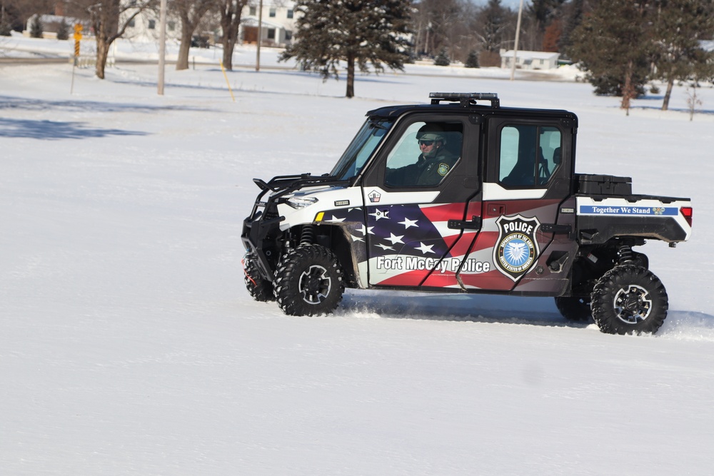 Fort McCoy Directorate of Emergency Services Police Department UTVs get special look