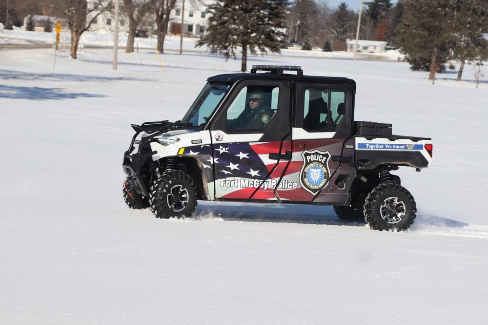 Fort McCoy Directorate of Emergency Services Police Department UTVs get special look