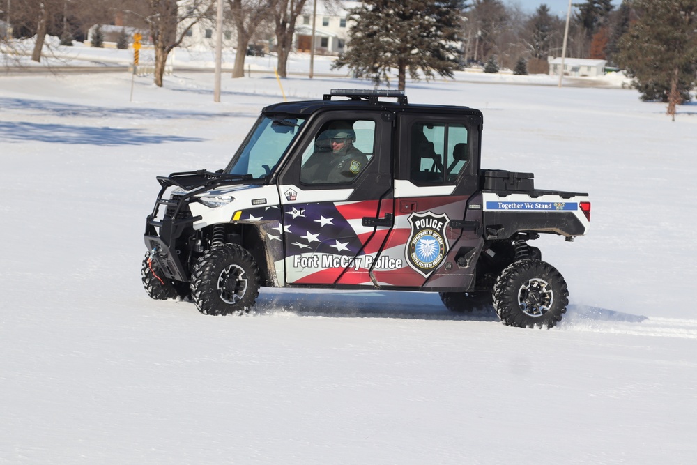 Fort McCoy Directorate of Emergency Services Police Department UTVs get special look