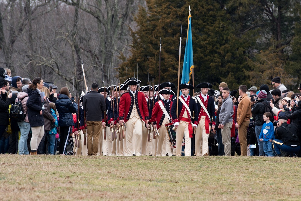 Mount Vernon Wreath Laying and Firing Demonstration