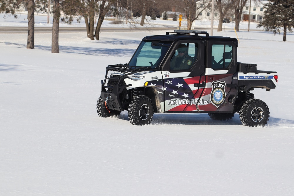 Fort McCoy Directorate of Emergency Services Police Department UTVs get special look