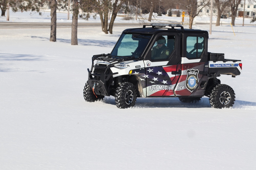 Fort McCoy Directorate of Emergency Services Police Department UTVs get special look