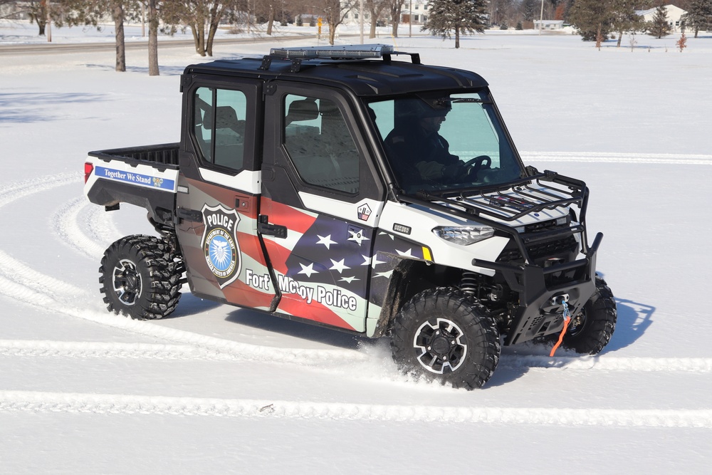 Fort McCoy Directorate of Emergency Services Police Department UTVs get special look