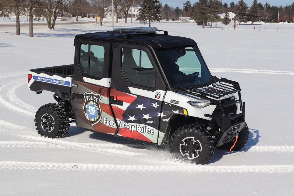 Fort McCoy Directorate of Emergency Services Police Department UTVs get special look