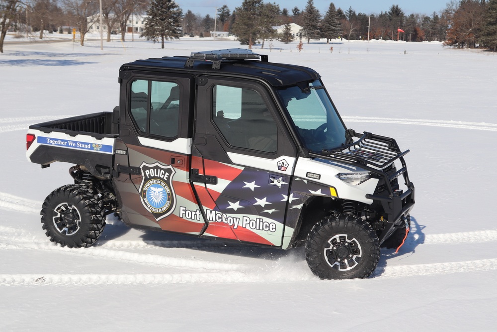 Fort McCoy Directorate of Emergency Services Police Department UTVs get special look