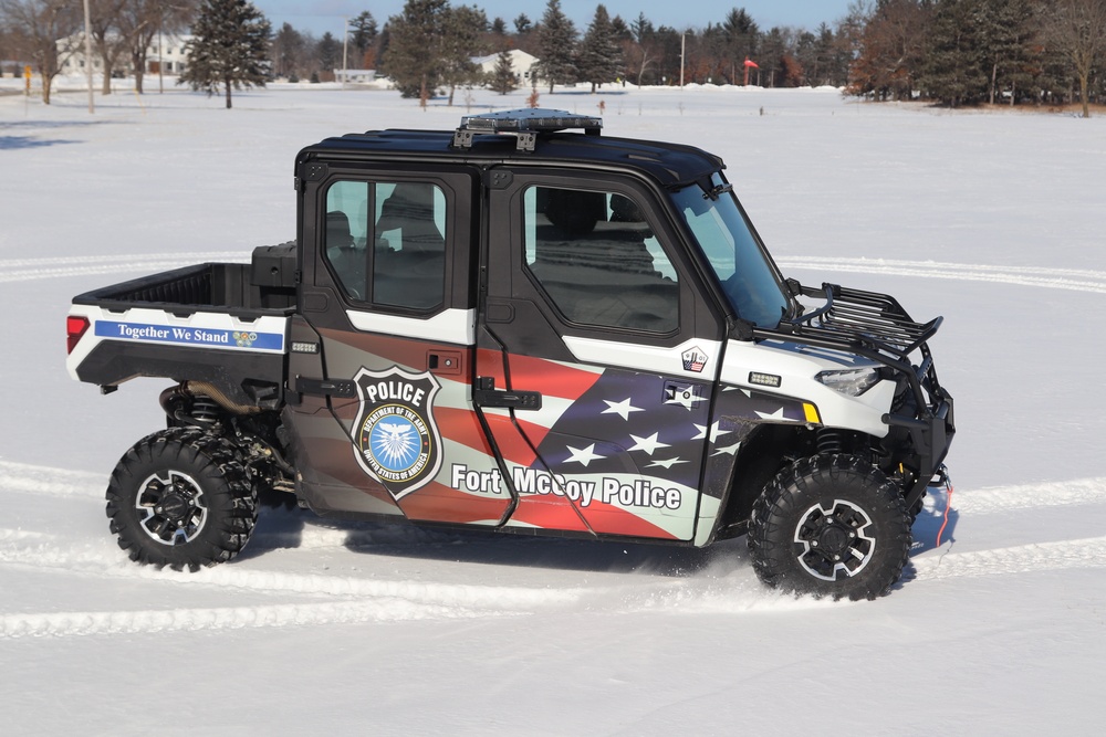 Fort McCoy Directorate of Emergency Services Police Department UTVs get special look