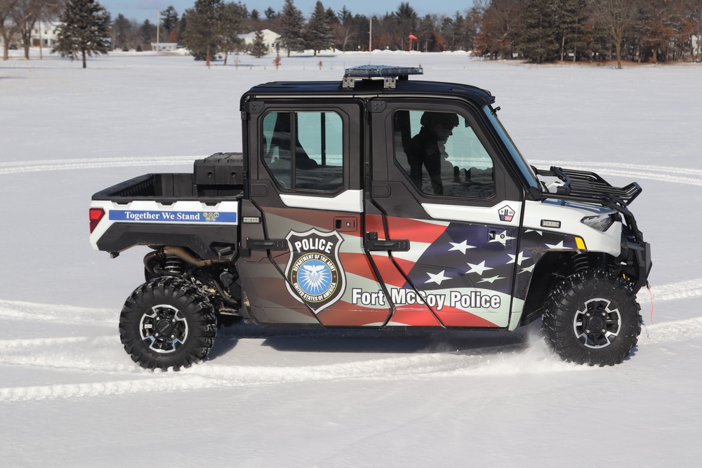 Fort McCoy Directorate of Emergency Services Police Department UTVs get special look